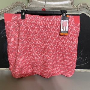 Swimming Skort or Tennis Skirt coral color
